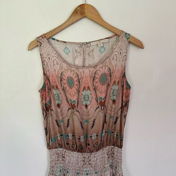Boston Proper Women’s Intricate Medallion Sleeveless Maxi Dress - Picture 5 of 10